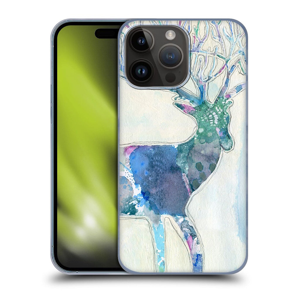 WYANNE - Watercolour Blue Deer ハード case