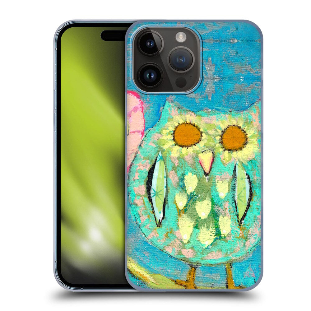 WYANNE Owl - Bird Painting ハード case