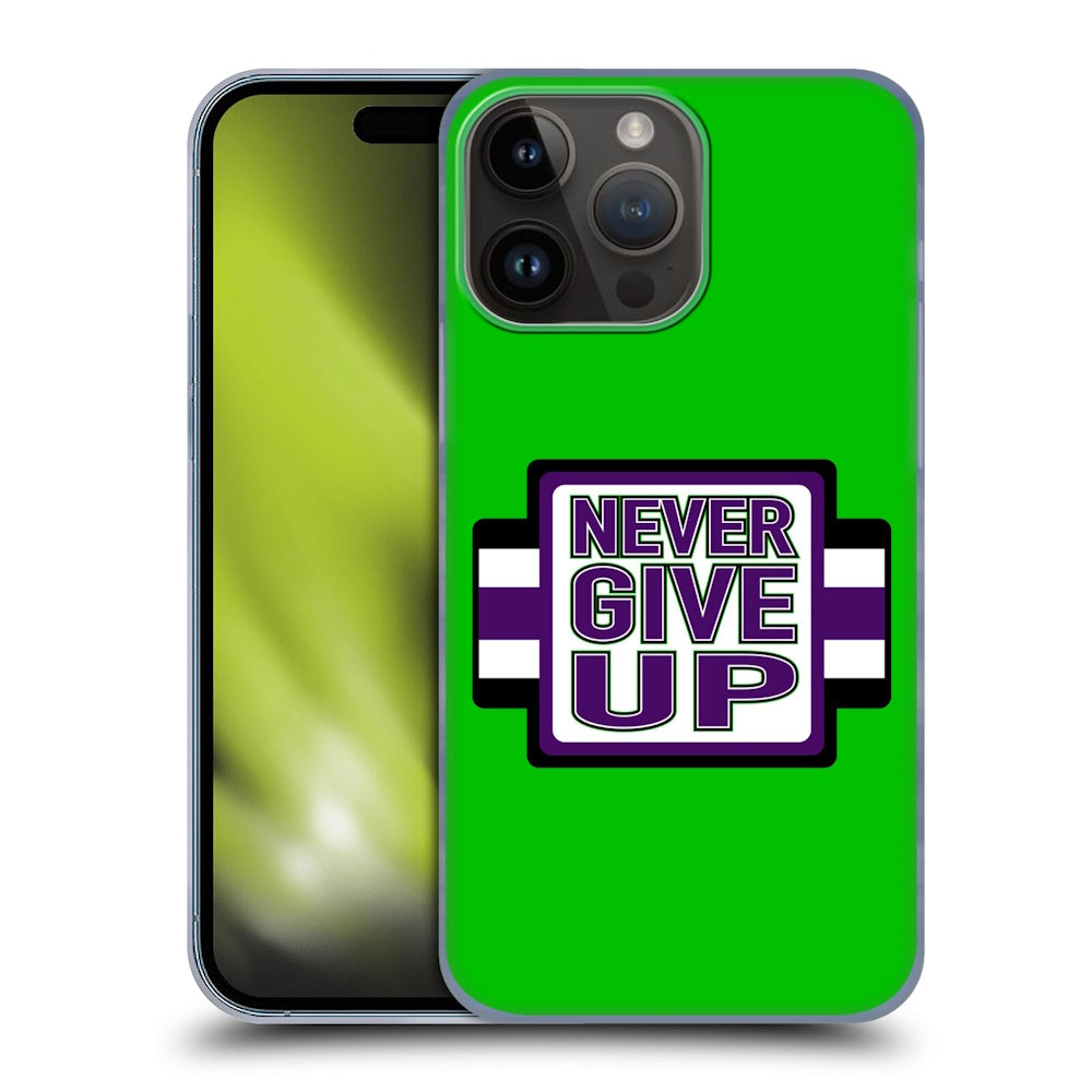 WWE ダブルダブルイー - Superstars 8 John Cena Never Give Up ハード case / Apple iPhoneケース 【公式 / オフィシャル】