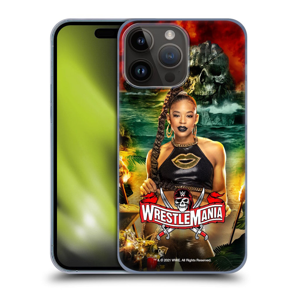 WWE ダブルダブルイー - Wrestlemania 37 Superstars Bianca Belair ハード case / Apple iPhoneケース 【公式 / オフィシャル】