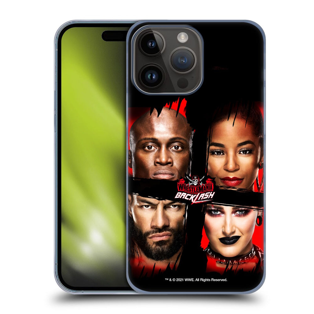 WWE ダブルダブルイー - 2021 Backlash Poster ハード case / Apple iPhoneケース 【公式 / オフィシャル】