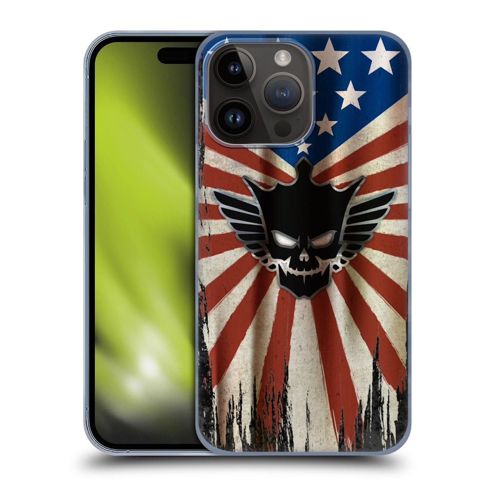 WWE  ダブルダブルイー - Cody Rhodes Distressed Flag ハード case / Apple iPhoneケース 【公式 / オフィシャル】