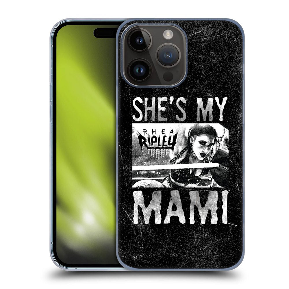 WWE ダブルダブルイー - Rhea Ripley She's My Mami ハード case / Apple iPhoneケース 【公式 / オフィシャル】