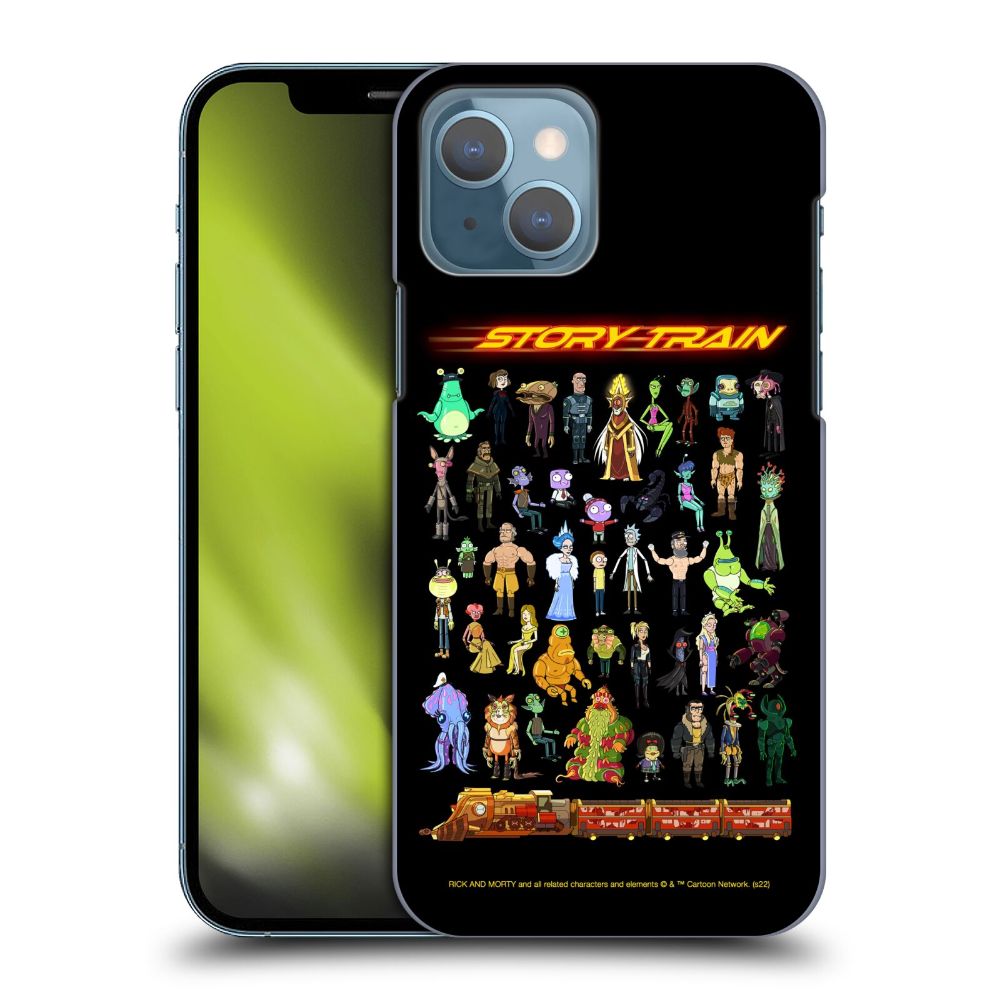 RICK AND MORTY リックアンドモーティ - Season 4 Graphics / Story Train ハード case / Apple iPhoneケース 【公式 / オフィシャル】