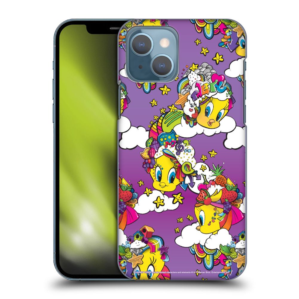 LOONEY TUNES - Patterns / Tweety Purple ハード case