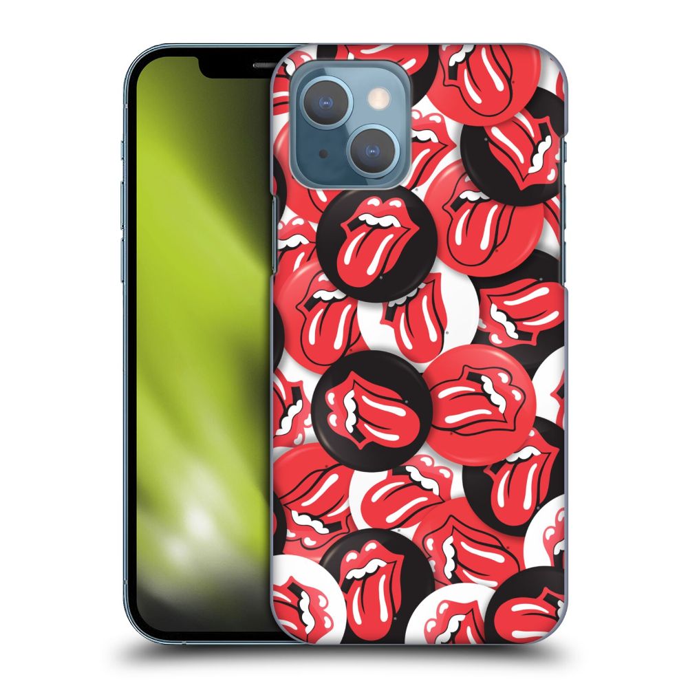 ROLLING STONES - (デビュー作 60周年 ) - Tongue Classic Button Pattern ハード case