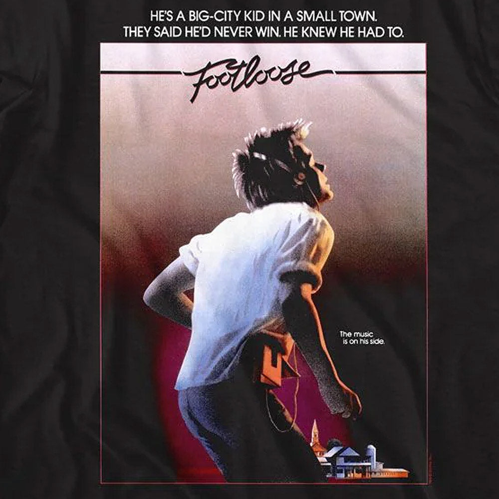 【予約商品】 FOOTLOOSE フットルース (公開40周年記念 ) - POSTER / Tシャツ / メンズ 【公式 / オフィシャル】