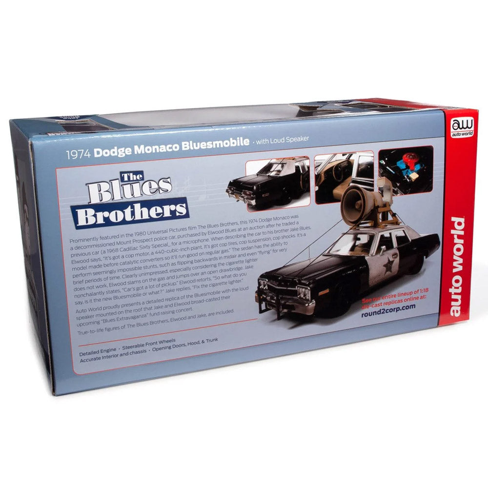 
                  
                    【予約商品】 BLUES BROTHERS ブルースブラザーズ (John Belushi 生誕 75周年 ) - 1974 Dodge Monaco Police Pursuit 1:18 Scale Die-Cast Metal Vehicle with Figures / フィギュア・人形 【公式 / オフィシャル】
                  
                