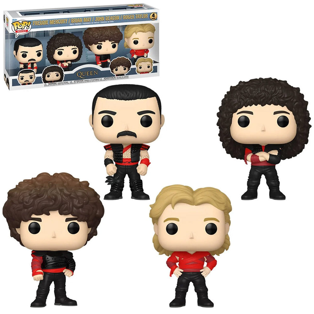 QUEEN - Radio Gaga Funko Pop! Vinyl Figure 4-Pack