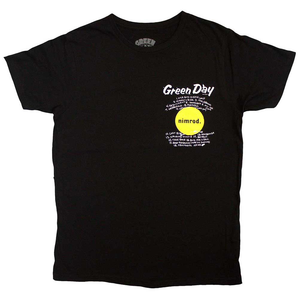 【予約商品】 GREEN DAY グリーンデイ (2025年 2月 来日 ) - Nimrod Pocket Mugshots / バックプリントあり / Tシャツ / メンズ 【公式 / オフィシャル】