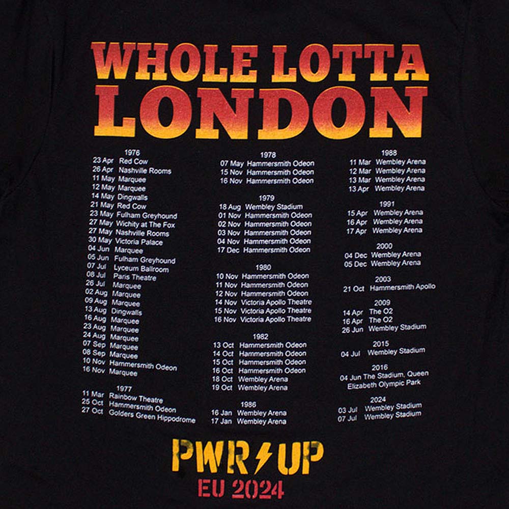 
                  
                    AC/DC エーシーディーシー - Whole Lotta London PWR-UP EU Tour '24 / バックプリントあり / Tシャツ / メンズ
                  
                