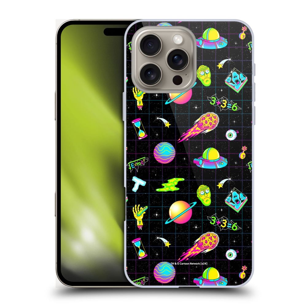 RICK AND MORTY - Season 3 Graphics / Neon Pattern ハード case