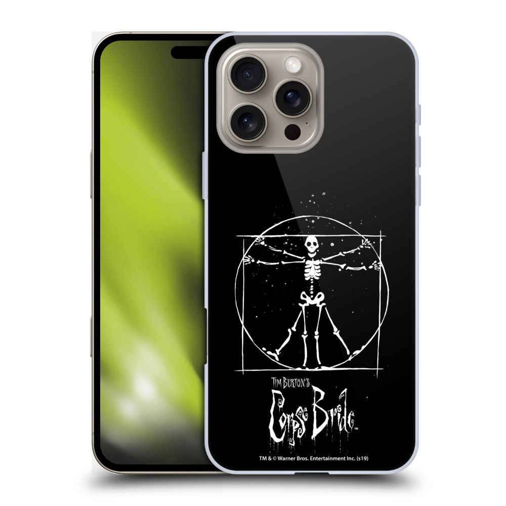 CORPSE BRIDE コープスブライド - Key Art / Vitruvian Skeleton ハード case / Apple iPhoneケース 【公式 / オフィシャル】