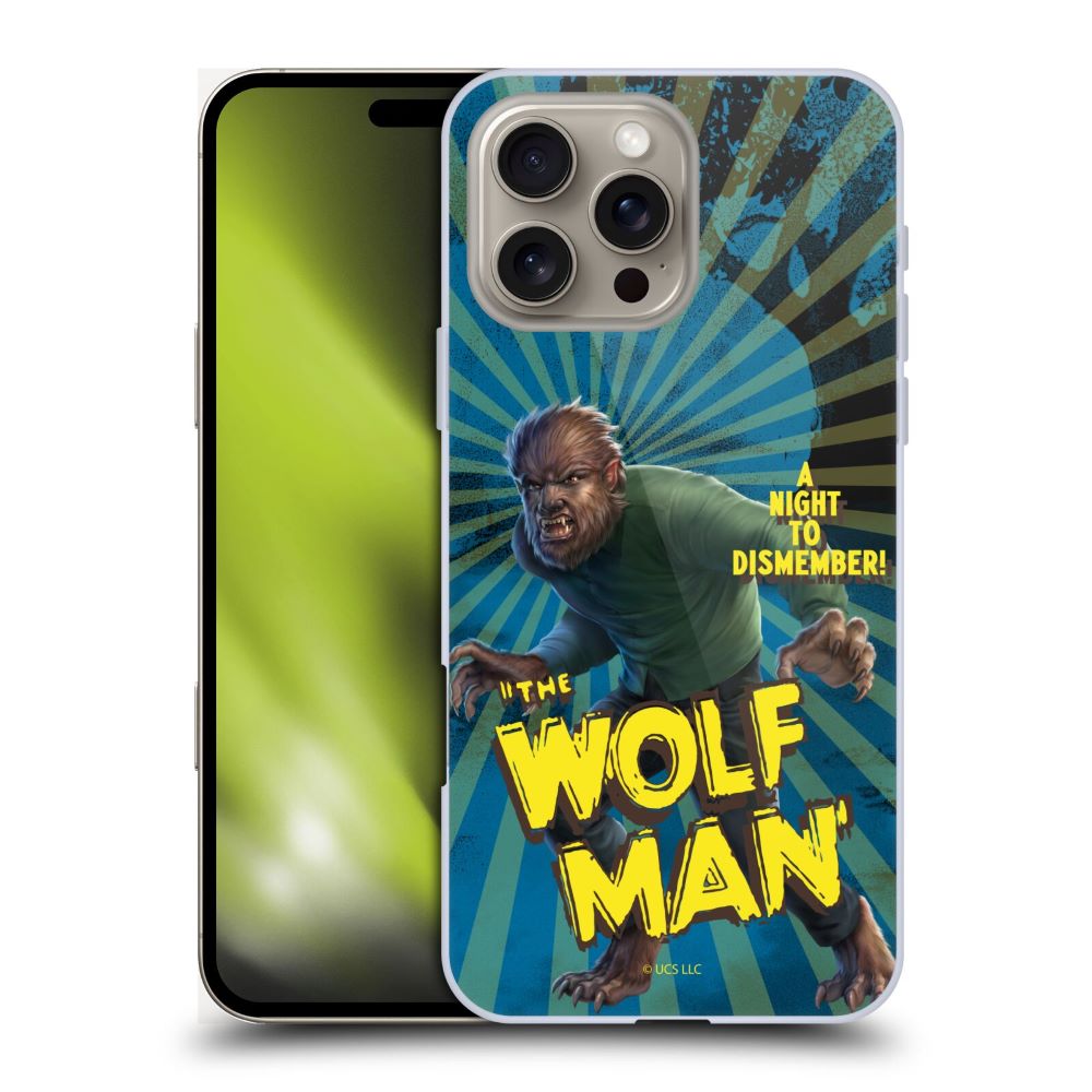 UNIVERSAL MONSTERS ユニバーサルモンスターズ - The Wolf Man / A Night To Dismember ハード case / Apple iPhoneケース 【公式 / オフィシャル】