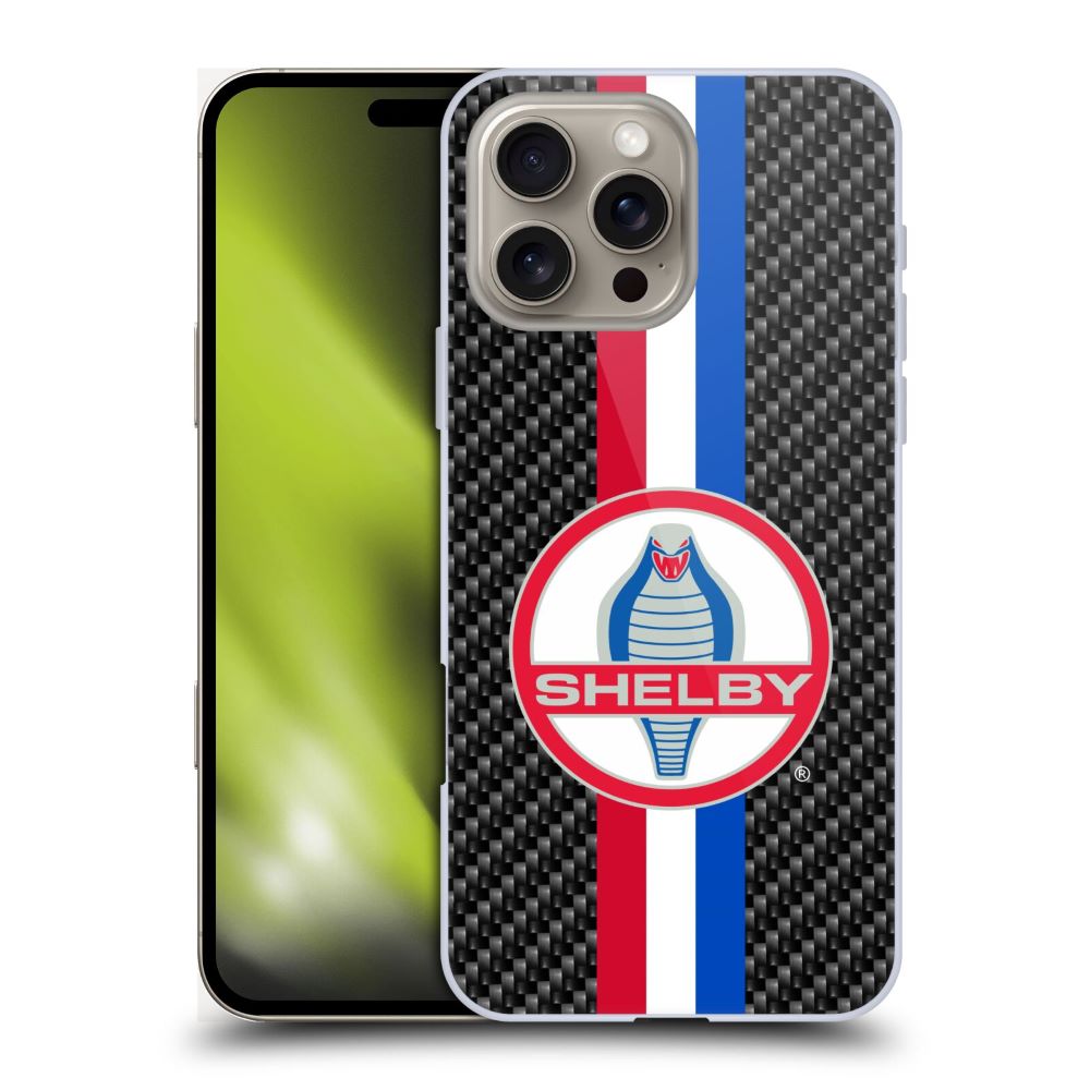 SHELBY - Logos / Carbon Fiber ハード case