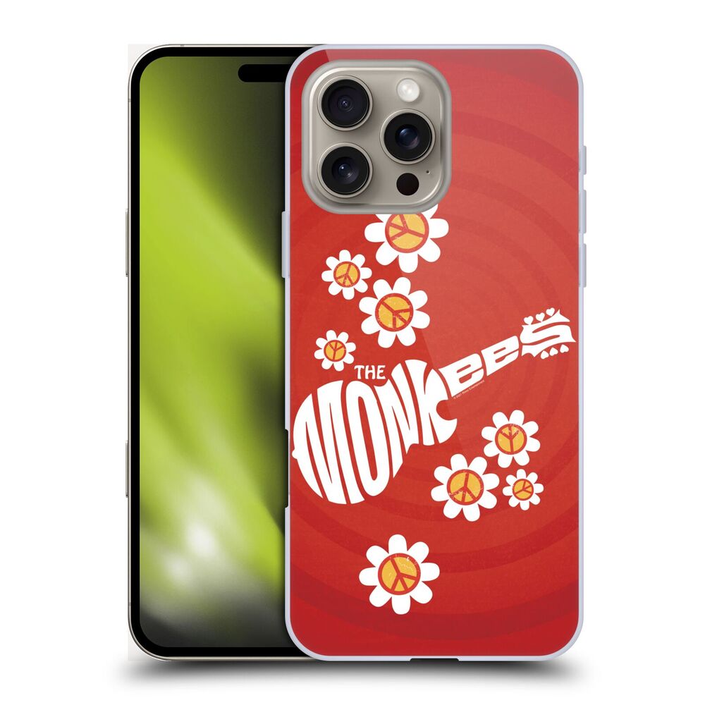 MONKEES - Graphics / Pattern In Red ハード case