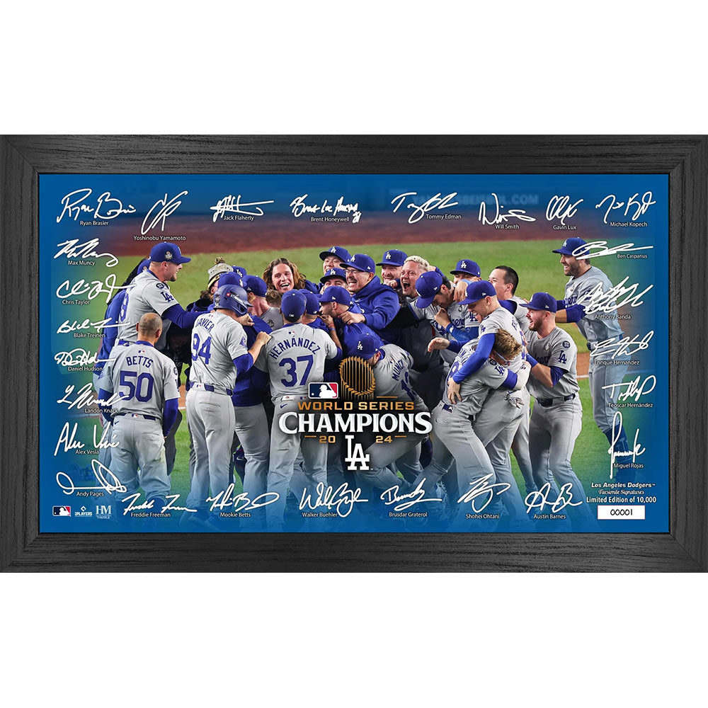 LOS ANGELES DODGERS（MLB） - 2024 World Series Champions Celebration Signature Frame / 世界限定10000枚