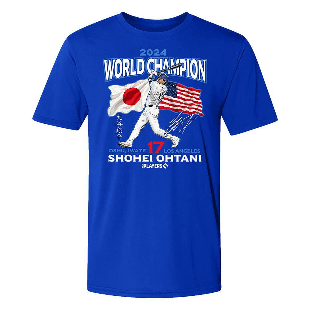 【予約商品】 SHOHEI OHTANI 大谷翔平 - WORLD CHAMPION 2024 LIMITED EDITION / Tシャツ / メンズ 【公式 / オフィシャル】