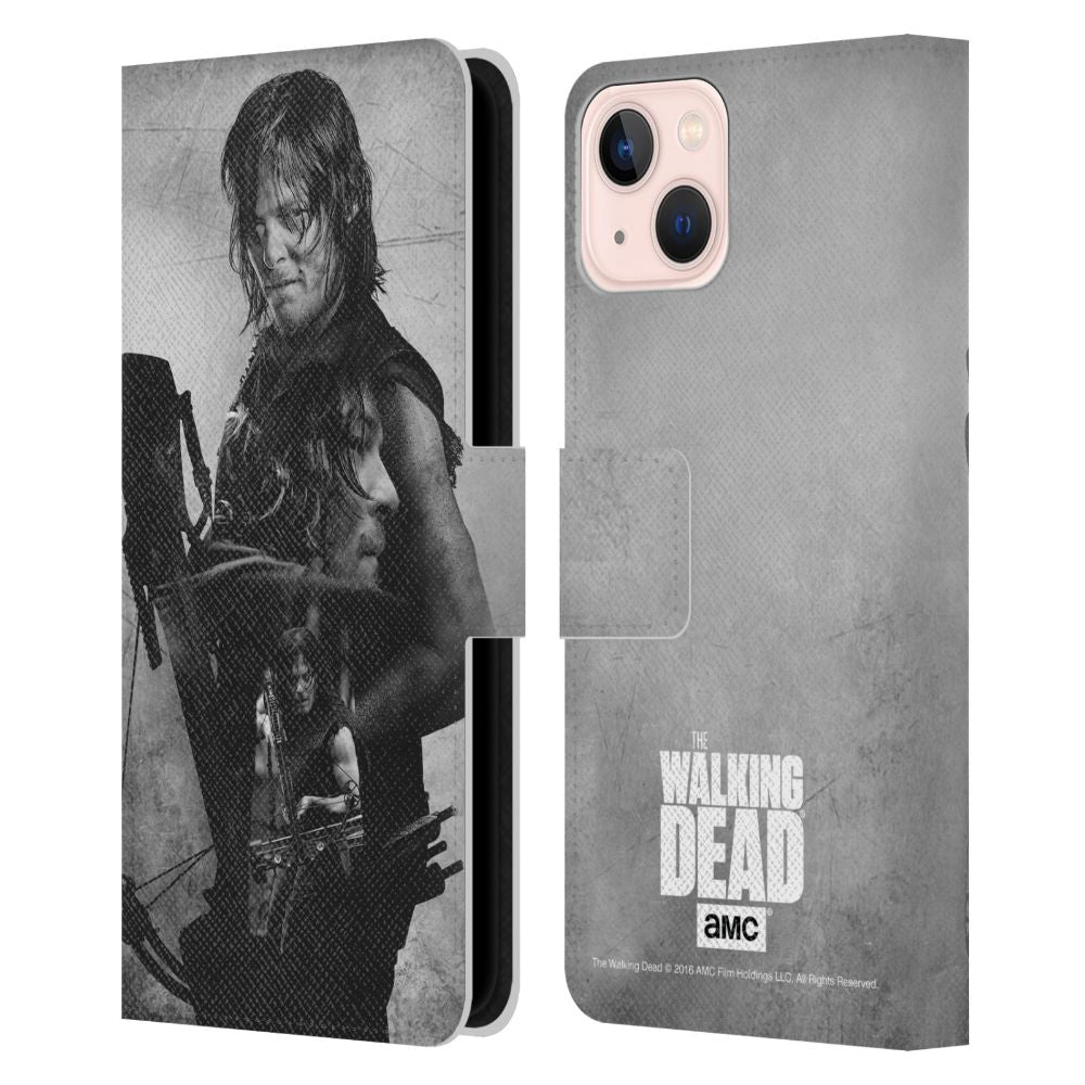 WALKING DEAD ウォーキングデッド - Double Exposure / Daryl レザー手帳型 / Apple iPhoneケース 【公式 / オフィシャル】