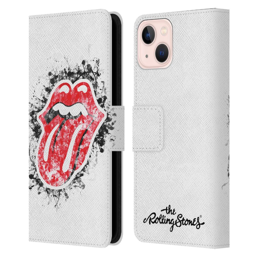 ROLLING STONES - (デビュー作 60周年 ) - Distressed Tongue レザー手帳型