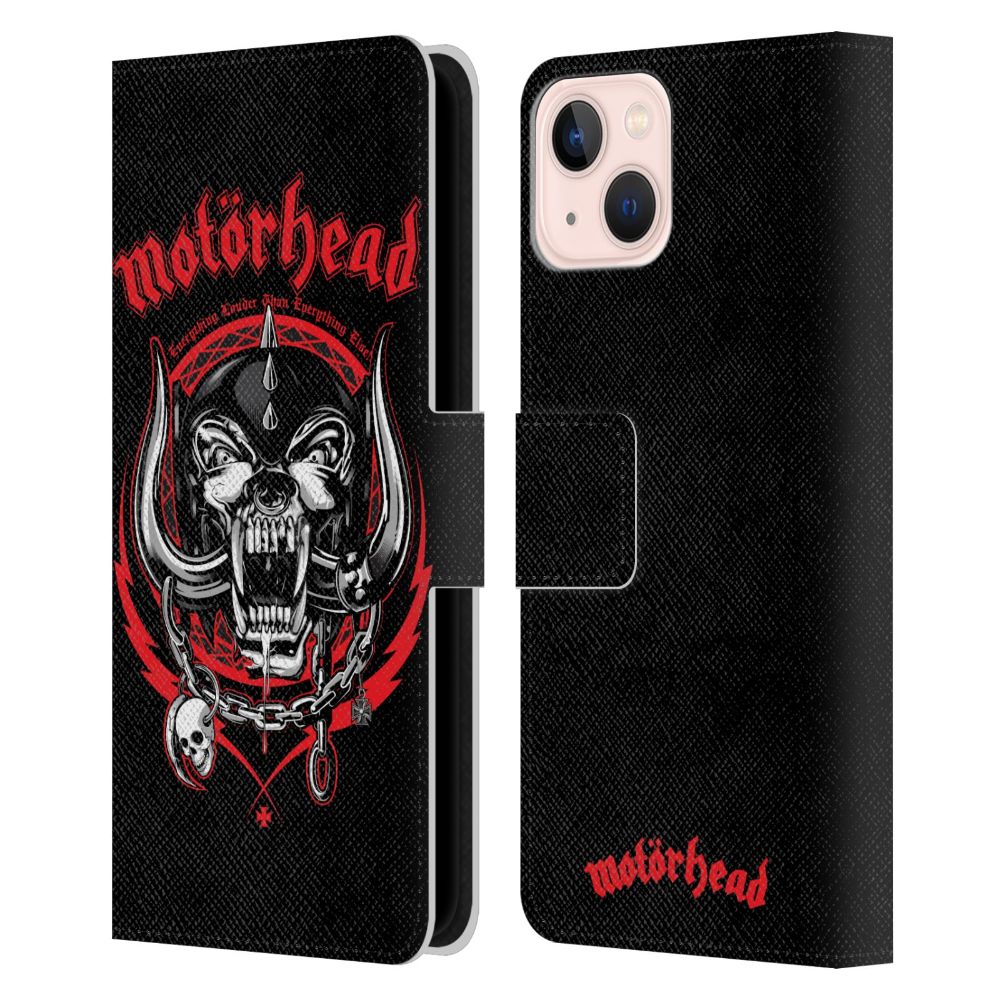 MOTORHEAD モーターヘッド - Everything Louder Than Everything Else レザー手帳型 / Apple iPhoneケース 【公式 / オフィシャル】