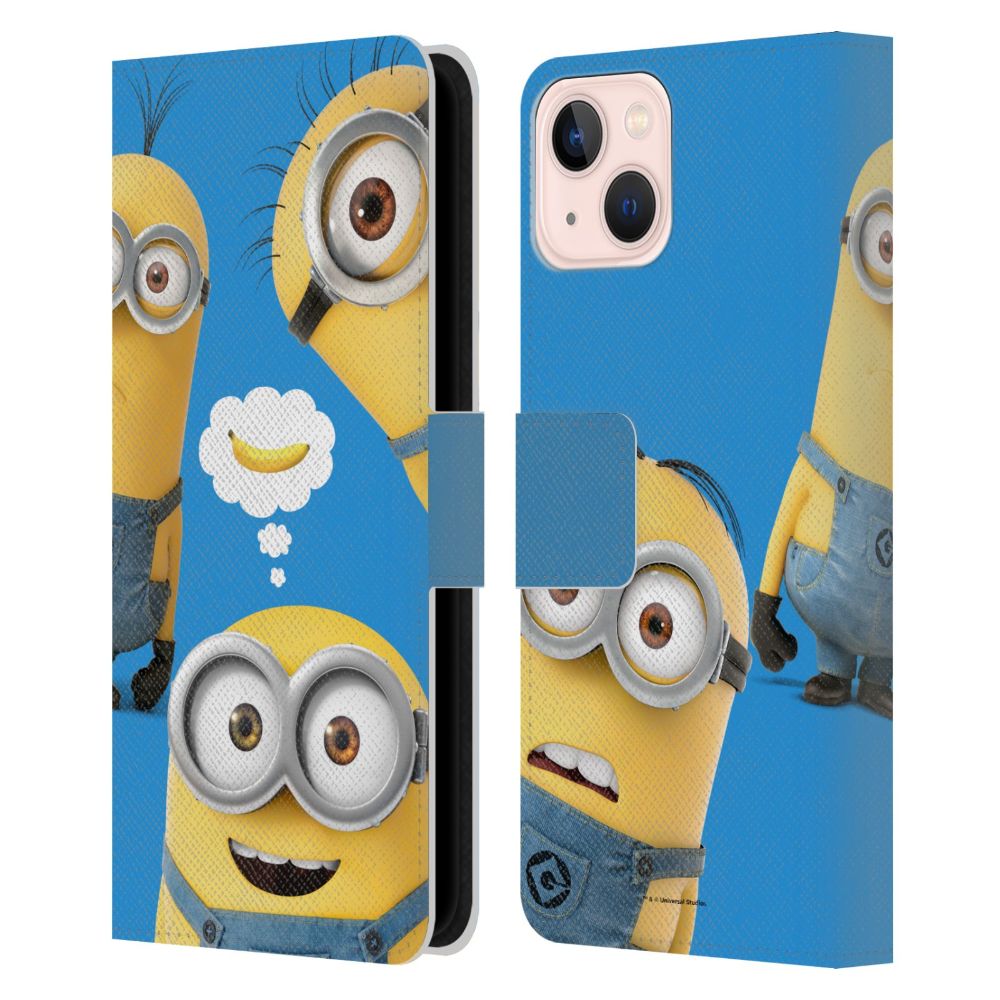 MINIONS ミニオンズ - Banana レザー手帳型 / Apple iPhoneケース 【公式 / オフィシャル】