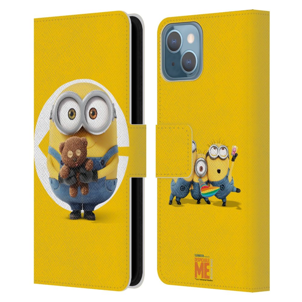 MINIONS ミニオンズ - Despicable Me / Bob レザー手帳型 / Apple iPhoneケース 【公式 / オフィシャル】