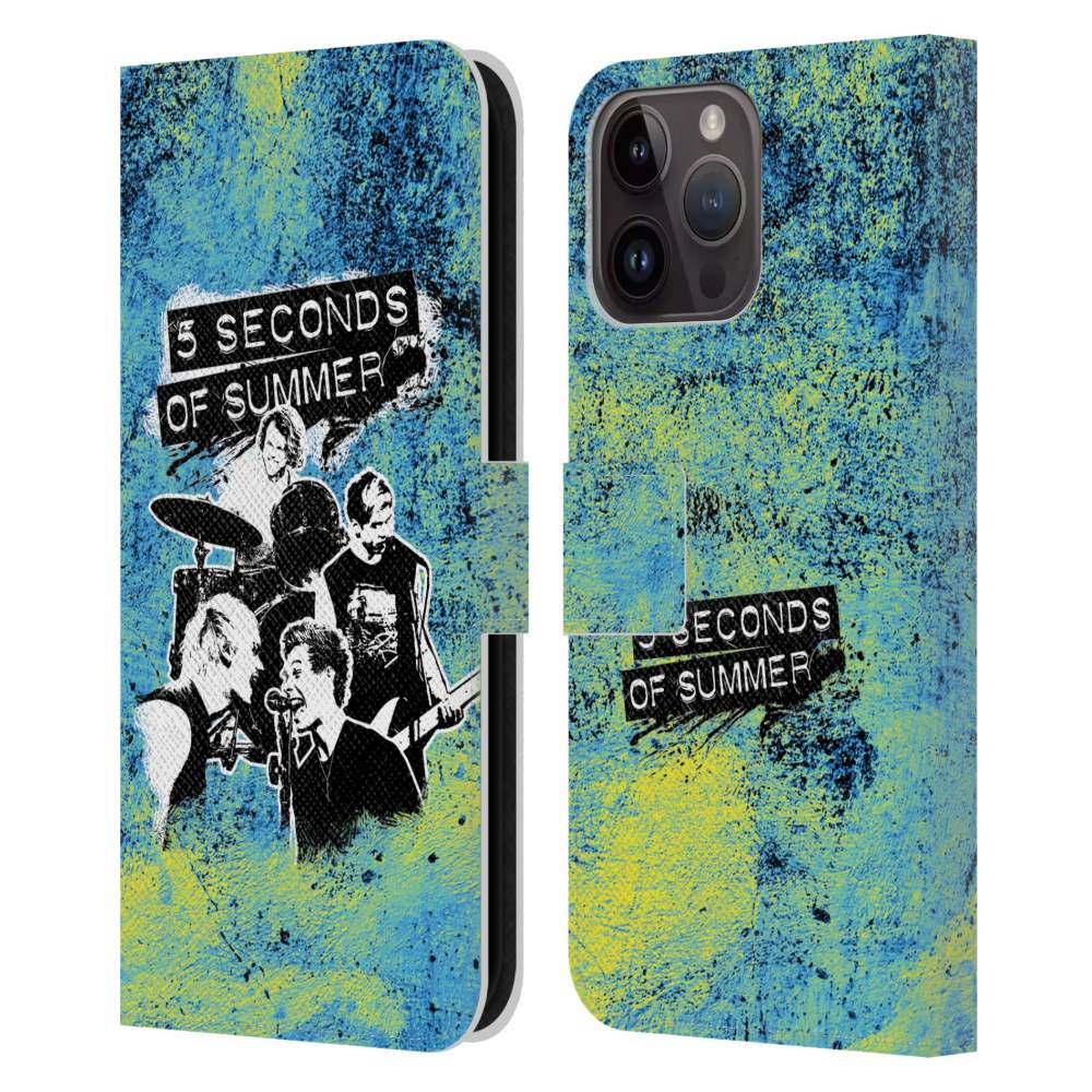 5 SECONDS OF SUMMER - Group Photo Montage / Jam Bright レザー手帳型