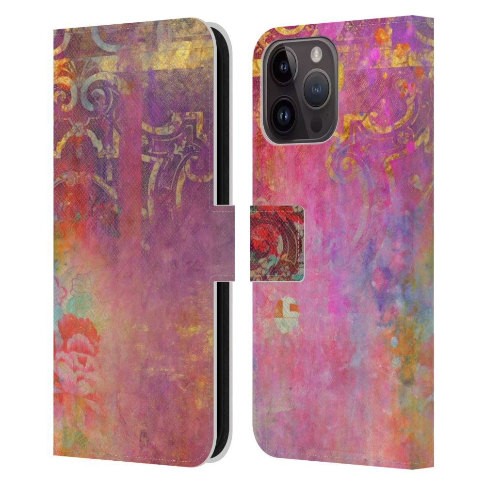 AIMEE STEWART エイミースチュワート - Assorted Designs / Boho Rose レザー手帳型 / Apple iPhoneケース 【公式 / オフィシャル】