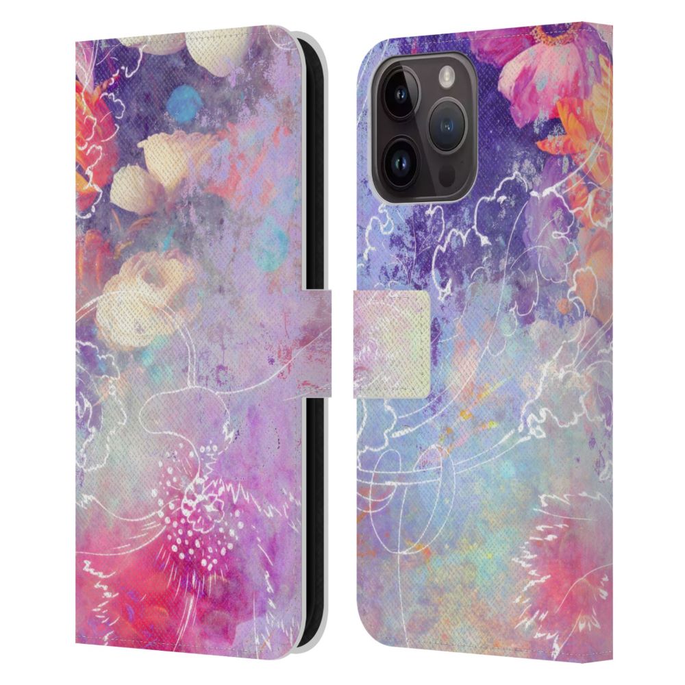 AIMEE STEWART - Assorted Designs / Lily レザー手帳型 / Apple iPhoneケース