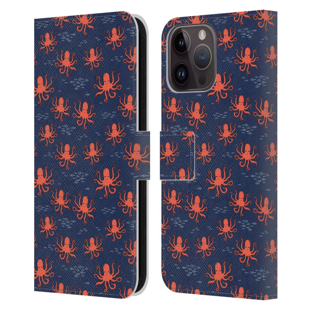 ANDREA LAUREN DESIGN -Sea Animals / Octopus レザー手帳型 / Apple iPhoneケース 【公式 / オフィシャル】