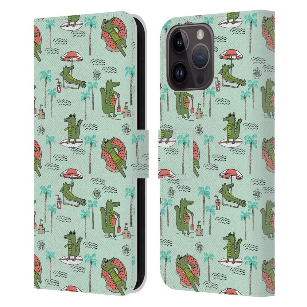 ANDREA LAUREN DESIGN -Sea Animals / Alligators レザー手帳型