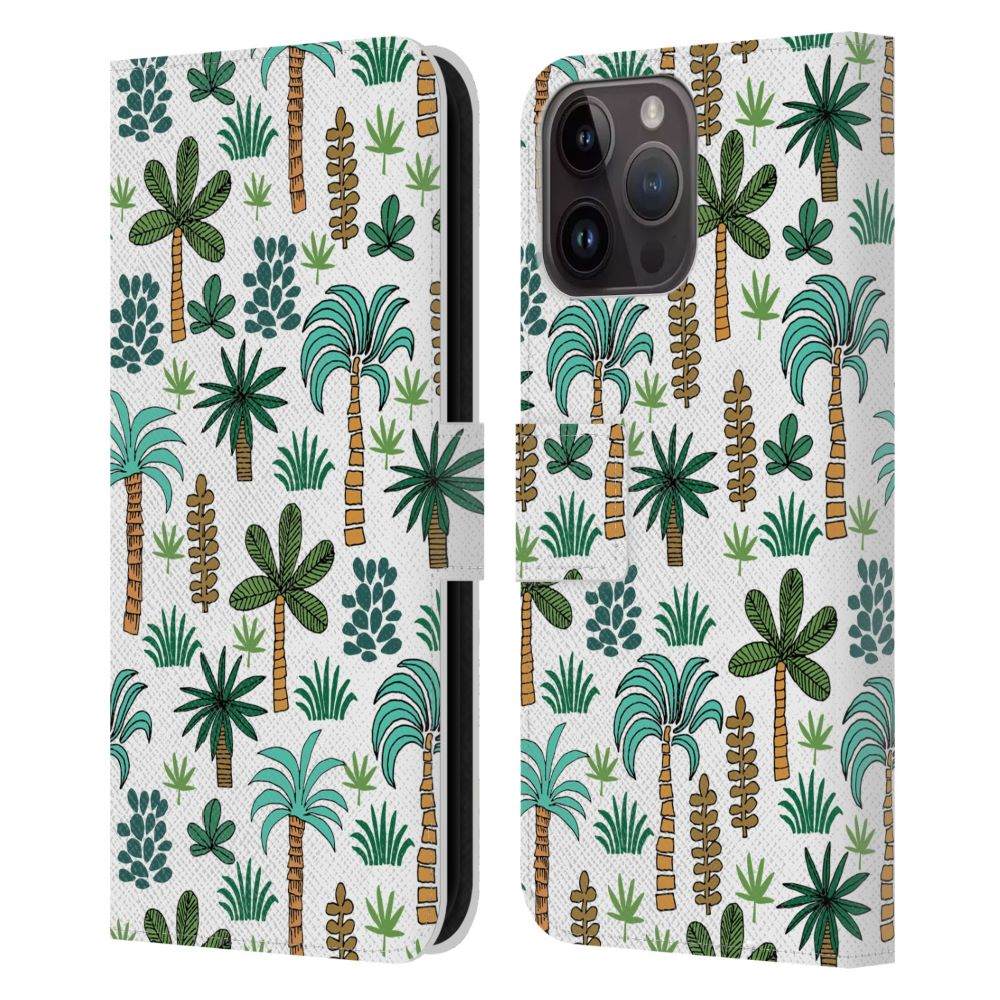 ANDREA LAUREN DESIGN -Plant Pattern / Palms レザー手帳型