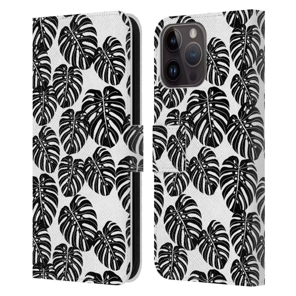 ANDREA LAUREN DESIGN -Plant Pattern / Monstera レザー手帳型