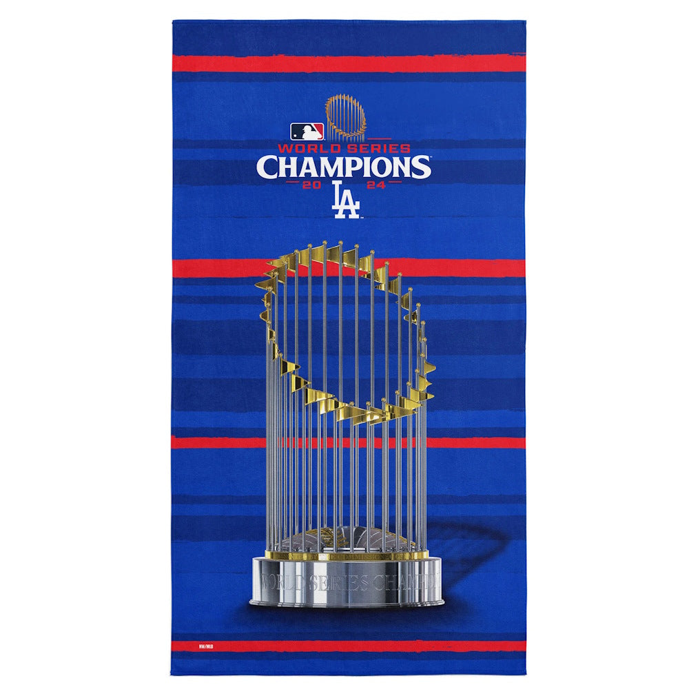 LOS ANGELES DODGERS（MLB）- 2024 MLB World Series Champs Beach Towel 30X60 Inches / タオル 【公式 / オフィシャル】