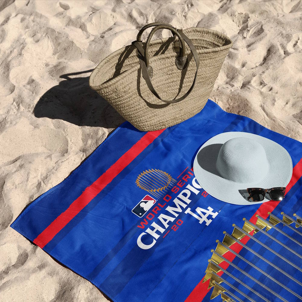 
                  
                    【予約商品】 LOS ANGELES DODGERS（MLB）- 2024 MLB World Series Champs Beach Towel 30X60 Inches / タオル
                  
                