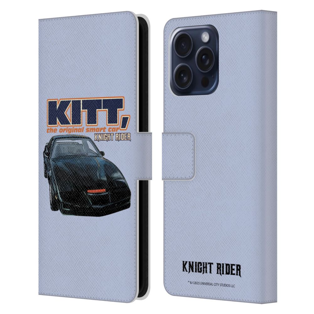 KNIGHT RIDER ナイトライダー - Core Graphics / Kitt Smart Car レザー手帳型 / Apple iPhoneケース 【公式 / オフィシャル】