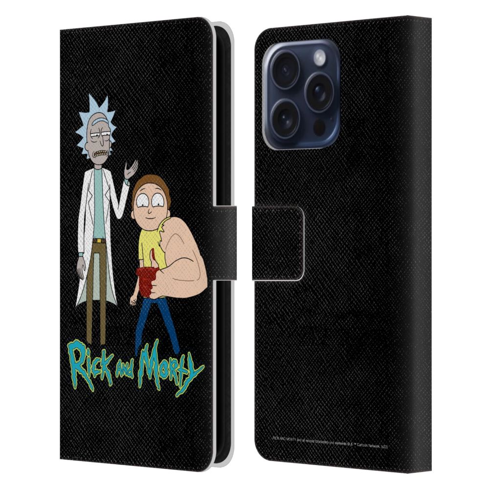 RICK AND MORTY リックアンドモーティ - Season 3 Character Art / Rick and Morty レザー手帳型 / Apple iPhoneケース 【公式 / オフィシャル】