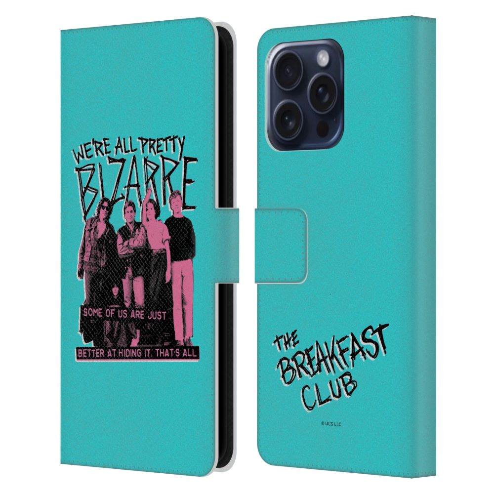 THE BREAKFAST CLUB ブレックファスト・クラブ - Graphics / We're All Pretty Bizarre レザー手帳型 / Apple iPhoneケース 【公式 / オフィシャル】