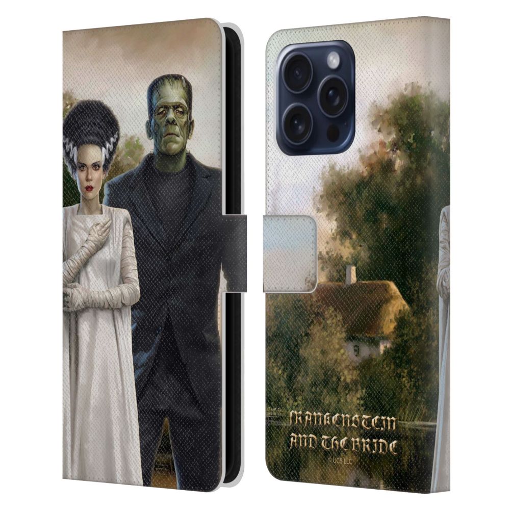 UNIVERSAL MONSTERS ブレックファスト・クラブ - Frankenstein / Photo レザー手帳型 / Apple iPhoneケース 【公式 / オフィシャル】