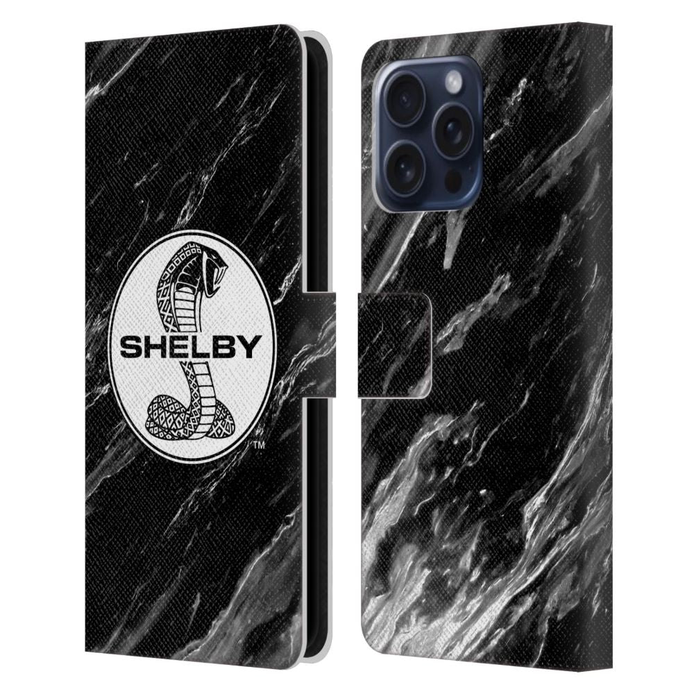 SHELBY シェルビー - Logos / Marble レザー手帳型 / Apple iPhoneケース 【公式 / オフィシャル】