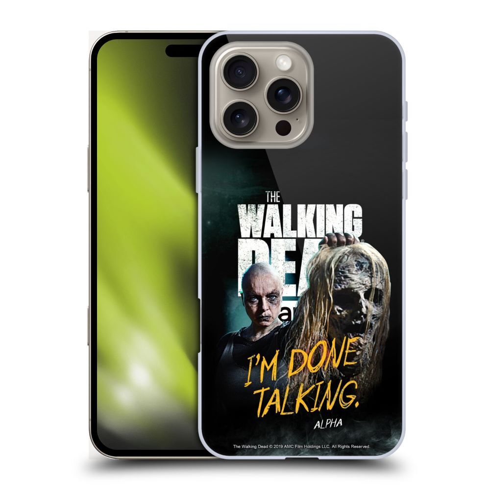 WALKING DEAD ウォーキングデッド - Season 9 Quotes / Alpha ハード case / Apple iPhoneケース 【公式 / オフィシャル】