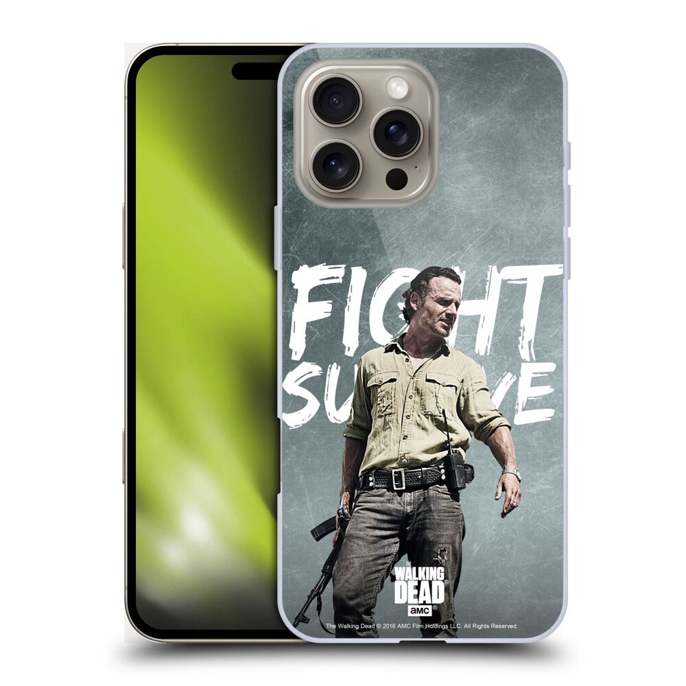 WALKING DEAD ウォーキングデッド - Rick Grimes Legacy / Fight Survive ハード case / Apple iPhoneケース 【公式 / オフィシャル】