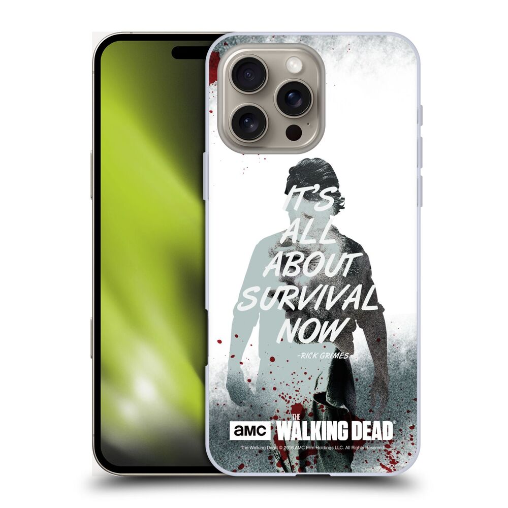 WALKING DEAD ウォーキングデッド - Quotes / Rick Survival ハード case / Apple iPhoneケース 【公式 / オフィシャル】