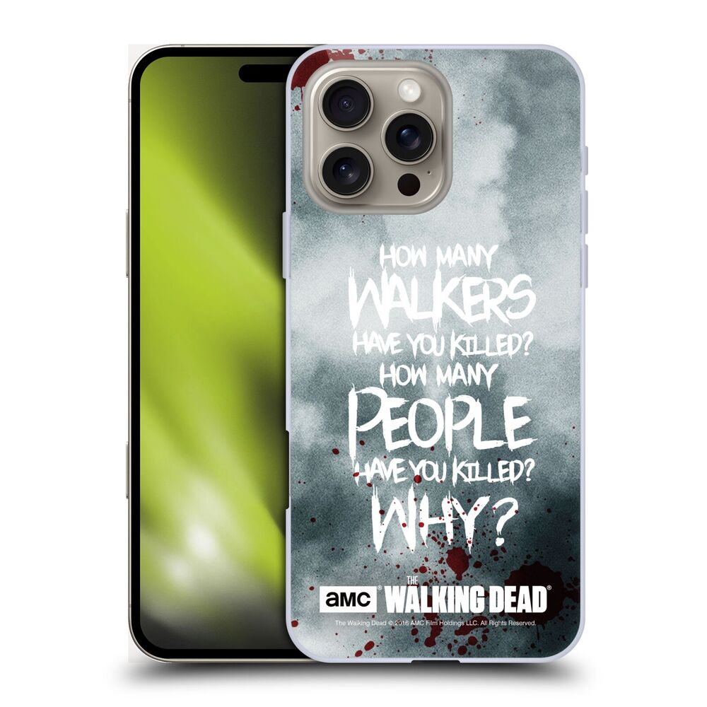 WALKING DEAD ウォーキングデッド - Quotes / Rick Questions ハード case / Apple iPhoneケース 【公式 / オフィシャル】