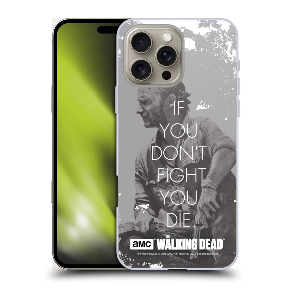 WALKING DEAD ウォーキングデッド - Quotes / Rick Fight ハード case / Apple iPhoneケース 【公式 / オフィシャル】