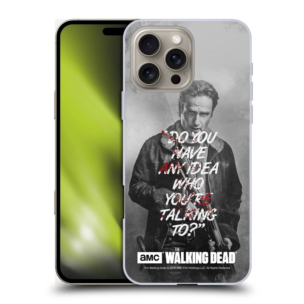 WALKING DEAD ウォーキングデッド - Quotes / Rick Talk ハード case / Apple iPhoneケース 【公式 / オフィシャル】