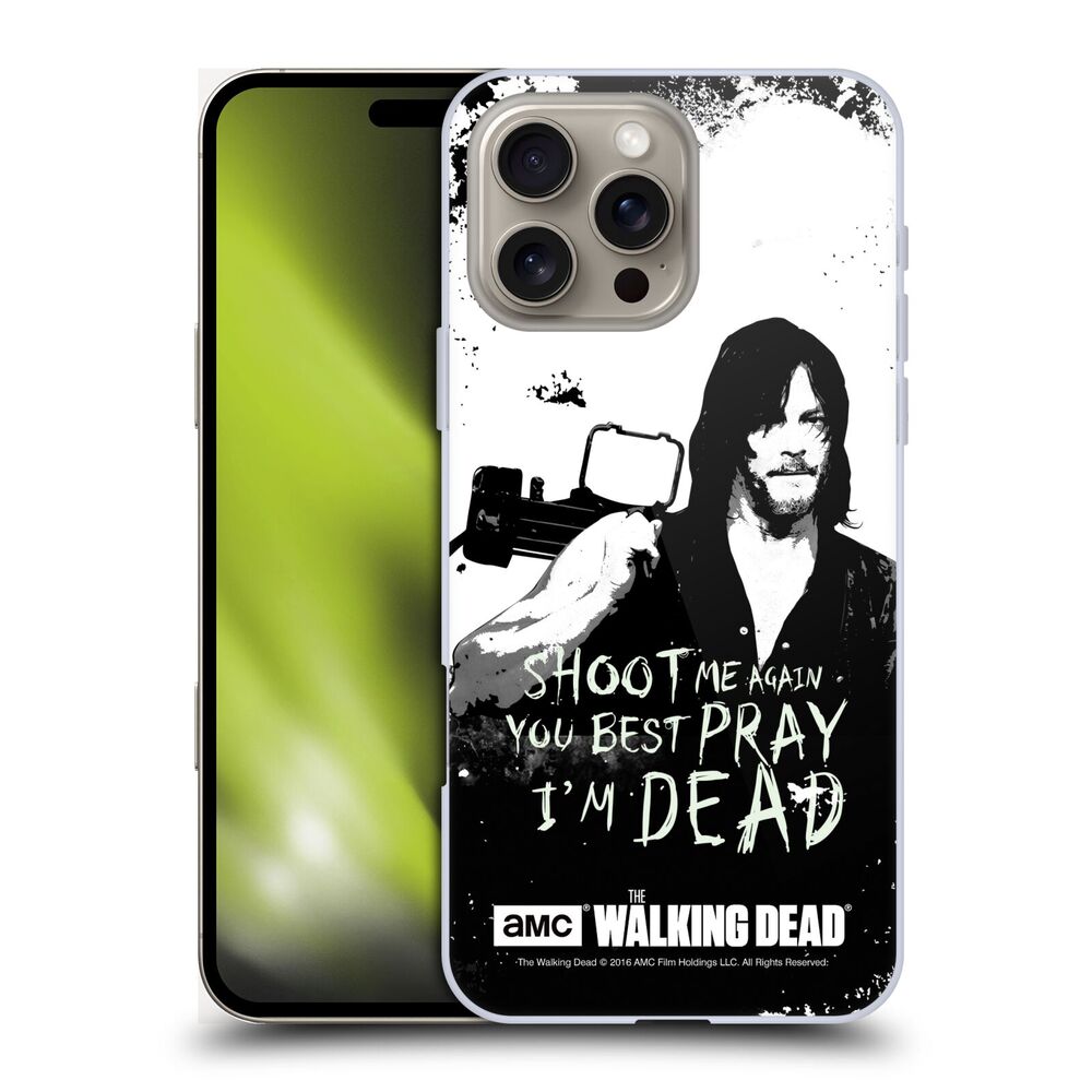 WALKING DEAD ウォーキングデッド - Quotes / Daryl Shoot ハード case / Apple iPhoneケース 【公式 / オフィシャル】