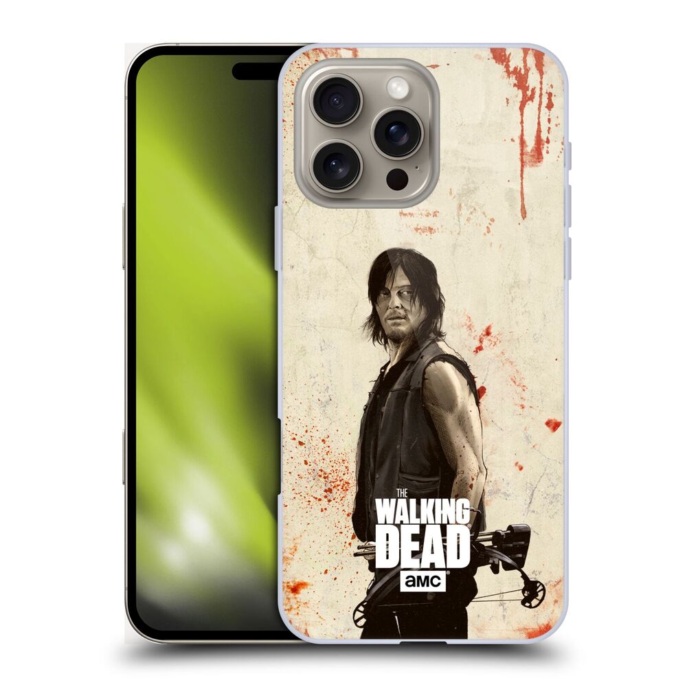 WALKING DEAD ウォーキングデッド - Distressed Look Illustrations / Daryl ハード case / Apple iPhoneケース 【公式 / オフィシャル】