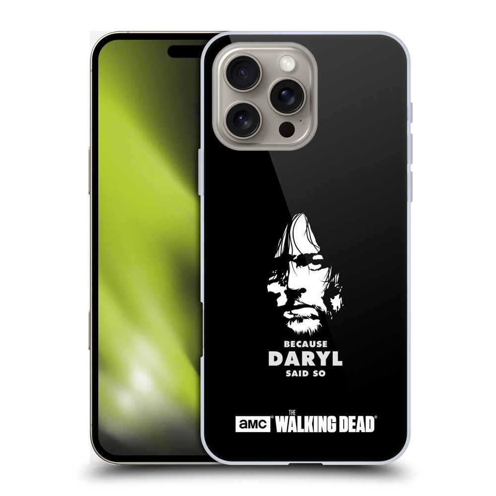 WALKING DEAD ウォーキングデッド - Typography / Daryl Says ハード case / Apple iPhoneケース 【公式 / オフィシャル】